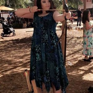 Floral Antique Dress